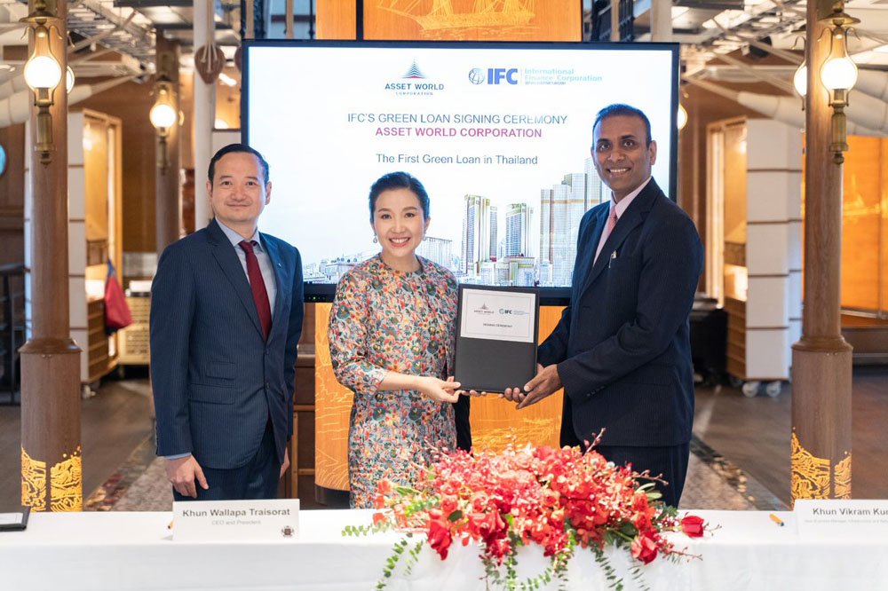 Asset World Corporation is Thailand’s first real sector company to receive a green loan from The World Bank Group’s IFC