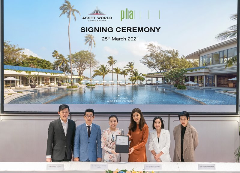 AWC announces a strategic partnership with PLA to create a world-class landscape design in developing 23 projects in the pipeline throughout the country to support Thai tourism industry