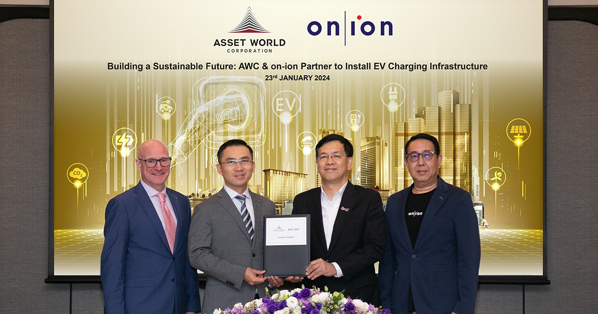 AWC Partners with PTT to Install On-ion EV Charging Stations Across AWC's Affiliated Properties in Key Tourist Destinations in Thailand, Seamlessly Integrate Clean Energy Travel with Sustainable Tourism