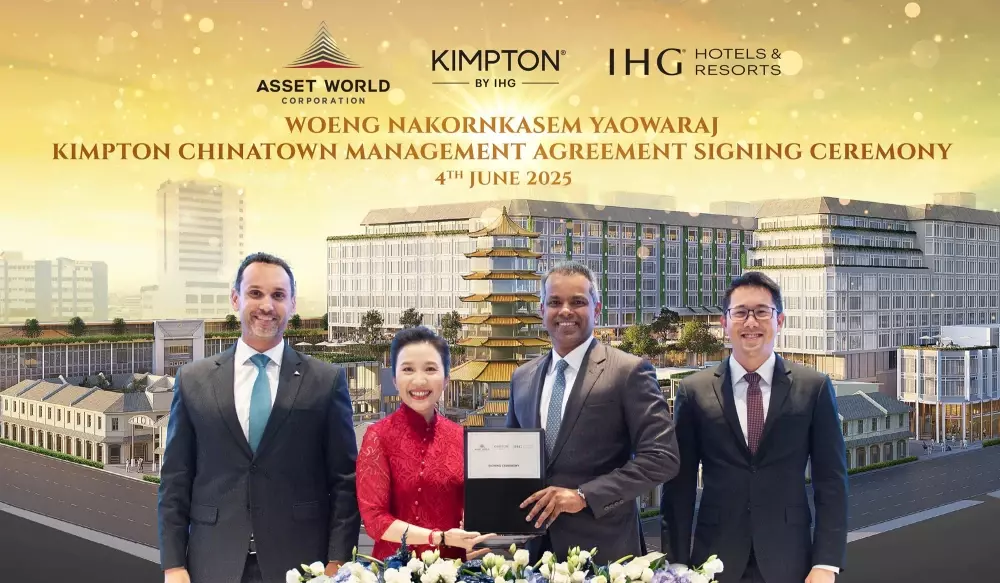 AWC Partners with IHG to Bring the Kimpton Brand, the Luxury Lifestyle Experience, Enhancing Woeng Nakornkasem Yaowaraj Together with the Inspiring Luxury Brand of InterContinental Hotels & Resorts