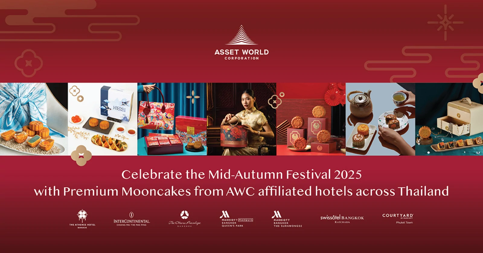 AWC celebrates the Mid-Autumn Festival with AWC affiliated hotels with premium and meaningful mooncakes