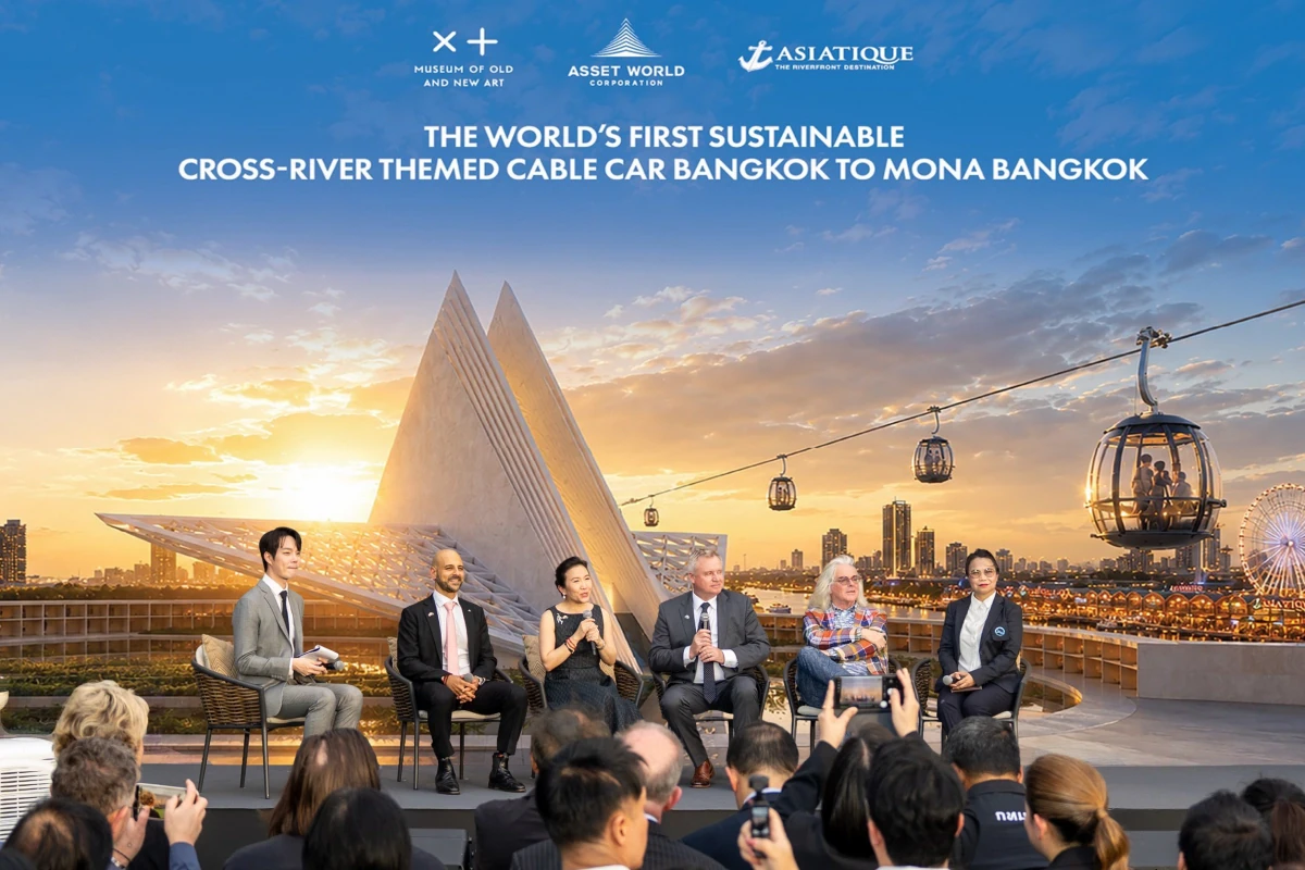 AWC Announced Two Landmark Projects to Transform Bangkok’s Riverside: The World’s First Sustainable      Cross-River Themed Cable Car and MONA Bangkok, Strengthening Bangkok as World-Class Sustainable Tourism and Art and Cultural Hub