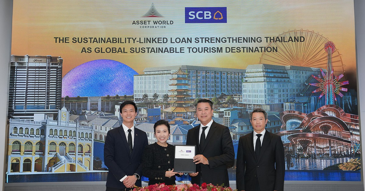 AWC and SCB Partner to Advance Thailand's Sustainable Tourism Industry through a THB 40.5 Billion  Sustainability-Linked Loan