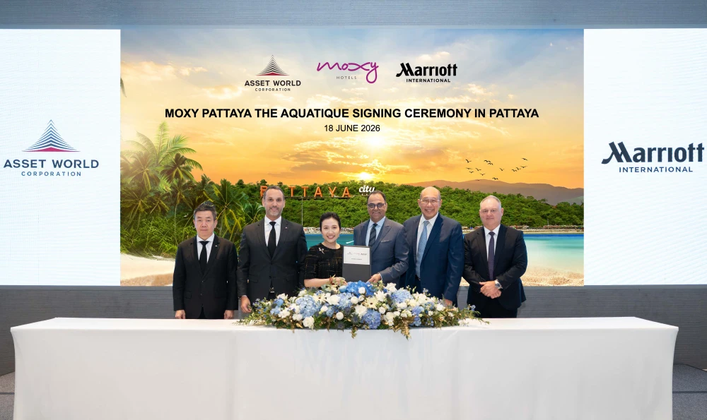AWC Expands Strategic Partnership with Marriott International to Develop Moxy Pattaya The Aquatique, Strengthening the Flagship “Aquatique” Destination in Pattaya as a World-class Tourism Destination