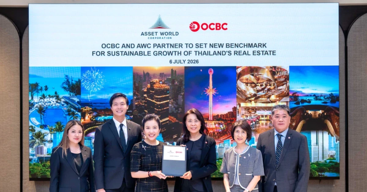 AWC and OCBC Establish Strategic Partnership through USD 200 Million Sustainability-Linked Loan