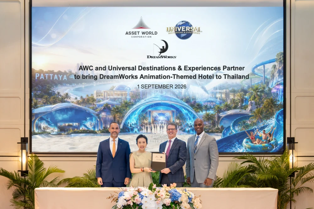 AWC and Universal Destinations & Experiences Continue Collaboration with Plans to Bring Thailand’s First DreamWorks Animation-Themed Hotel to Aquatique Pattaya