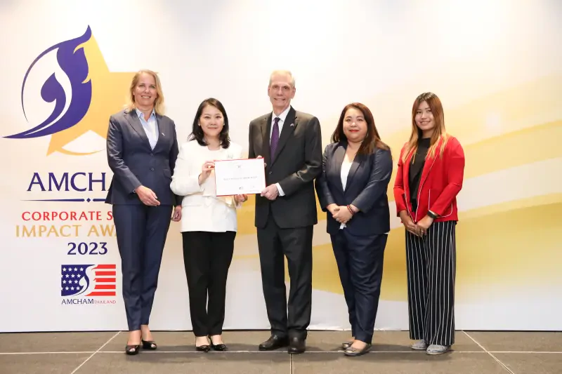 AWC has been recognized for its efforts in supporting local communities at the AMCHAM Corporate Social Impact Awards Ceremony 2023